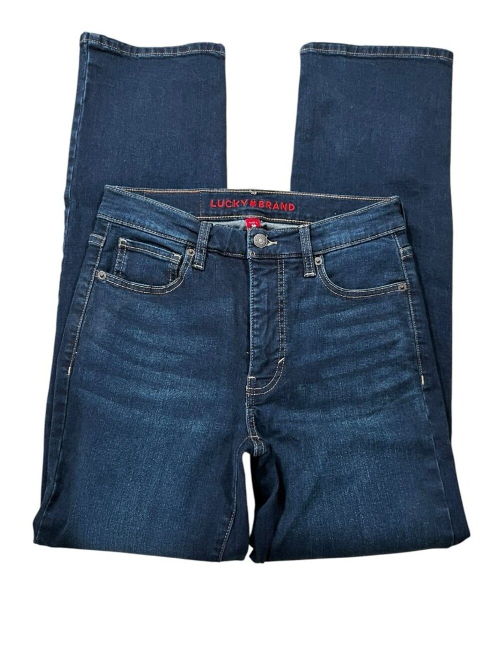 Lucky Brand Zoe High Rise Straight Stretch jeans Women's 4/27 Long
